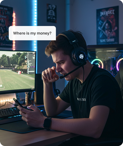 Athlete payment challenges illustration